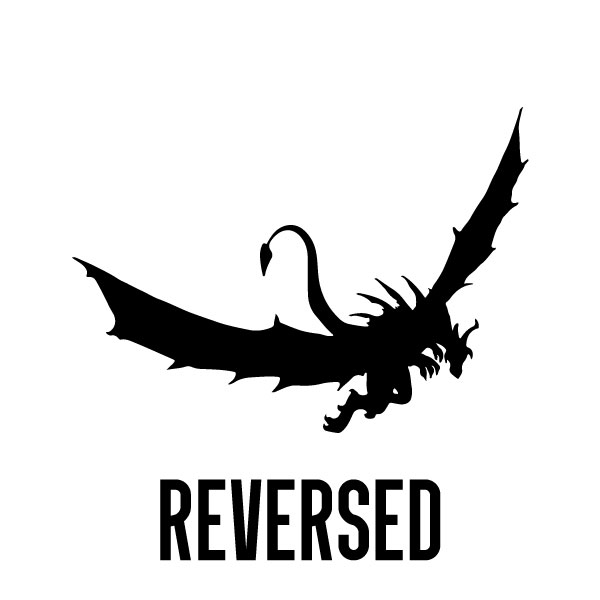 Dragon Silhouette Decal - Style 4 - Image 2