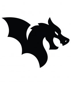 Dragon Silhouette Decal - Style 2